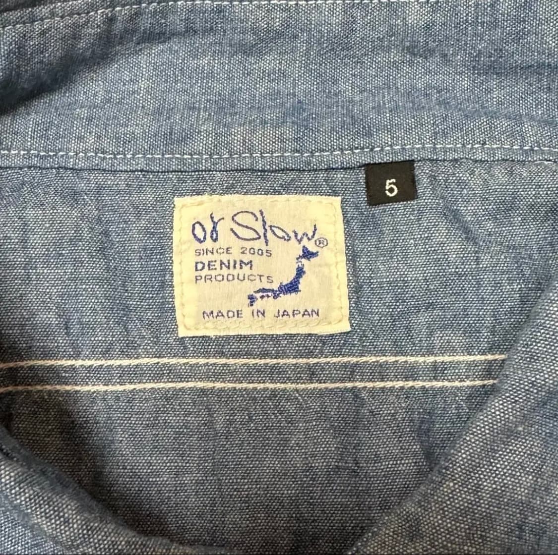 오어슬로우 샴브레이셔츠 상품이미지4