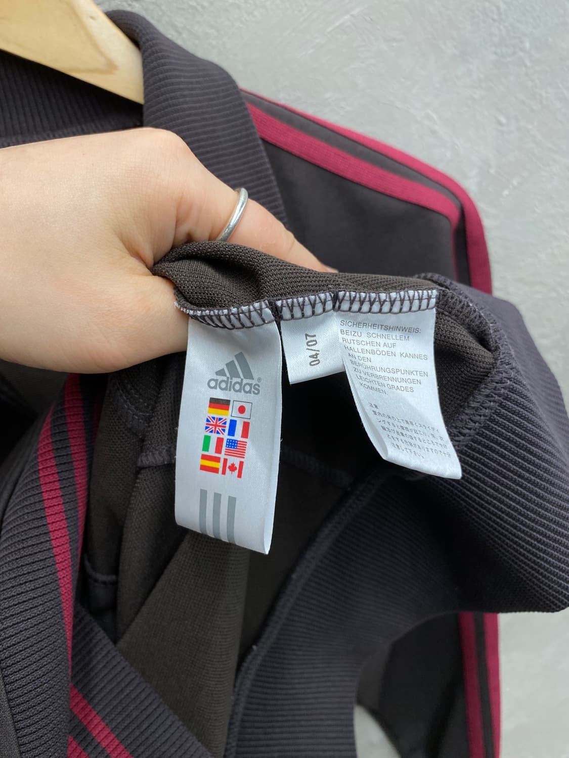 [S-M] Adidas 아디다스 초코 브라운 져지 상품이미지7