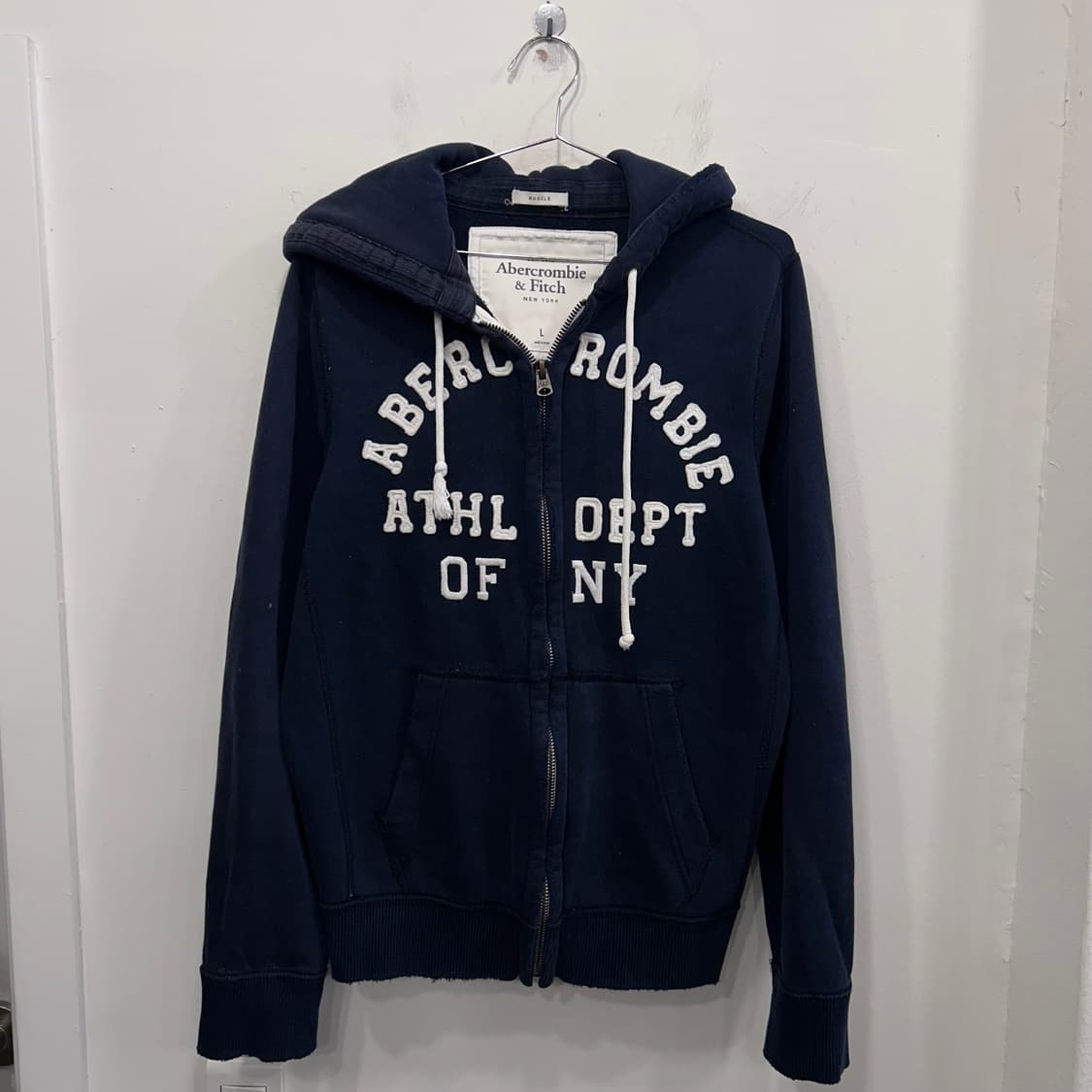 아베크롬비 앤 피치 머슬핏 헤비코튼 후드집업 상품이미지2