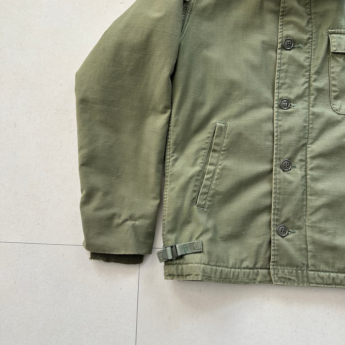 70s 오리지널 미해군 USN A-2 덱 자켓 스몰 상품이미지4