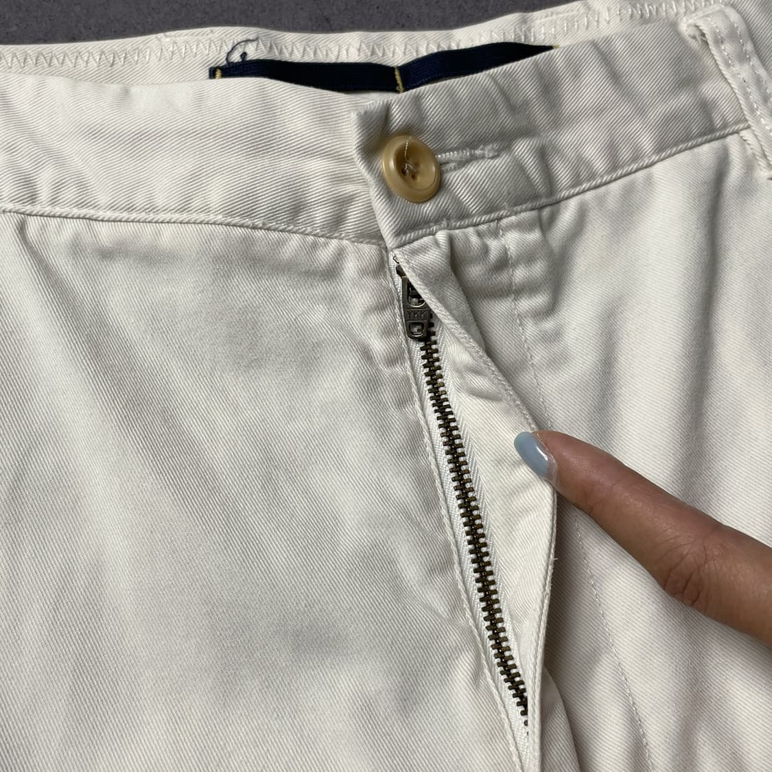 NAUTICA 노티카 아이보리 치노 하프팬츠 A01219 상품이미지3