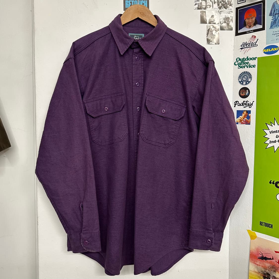 80’s 울리치 헤비울 플란넬 셔츠 상품이미지1