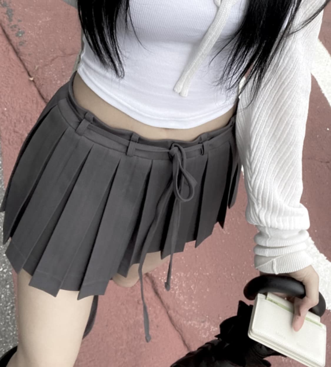 쓰리타임즈 치어리 스커트 상품이미지1