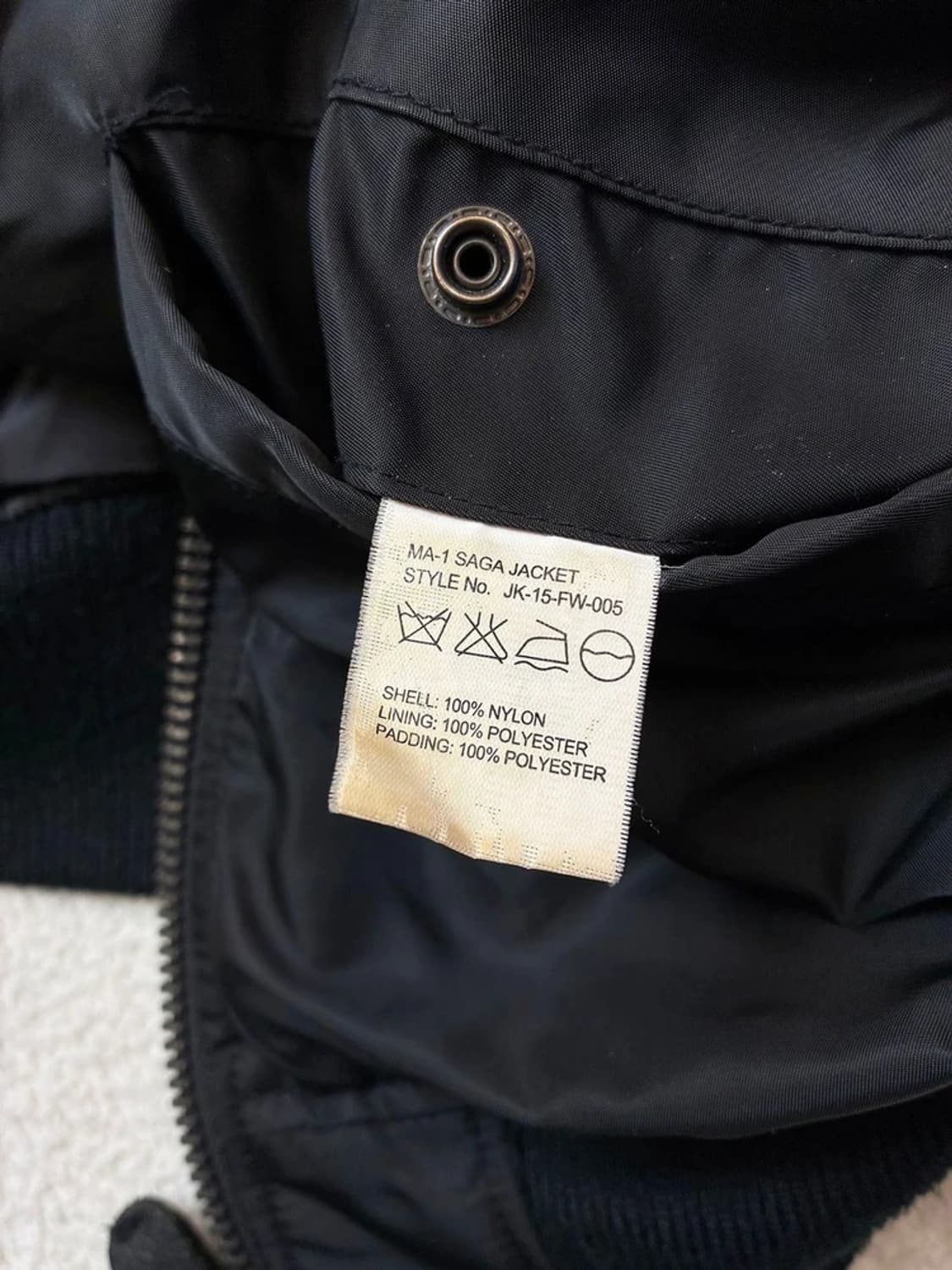 엑스톤즈 XTONZ Ma-1 패치 워크 플라이트 봄버 블루종 PN6047 상품이미지10