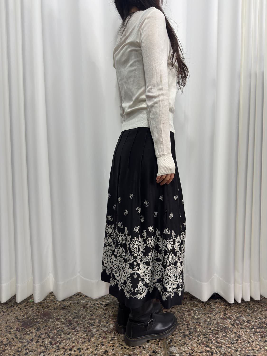 ethnic long pleats skirt 상품이미지5