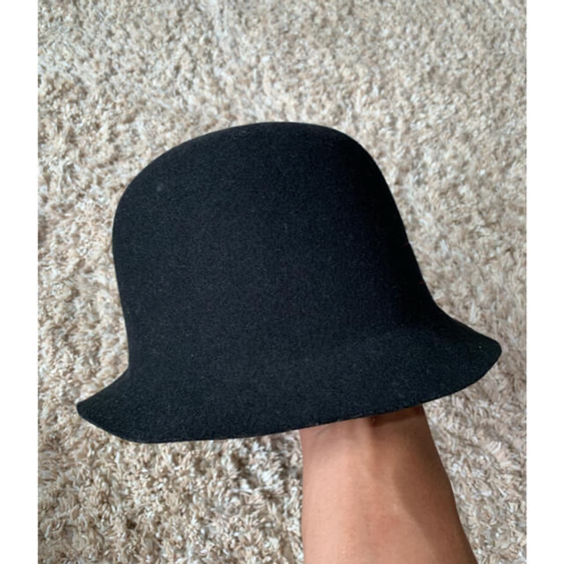 TENDERLOIN 텐더로인 울 펠트 모자 블랙 L사이즈  상품이미지3