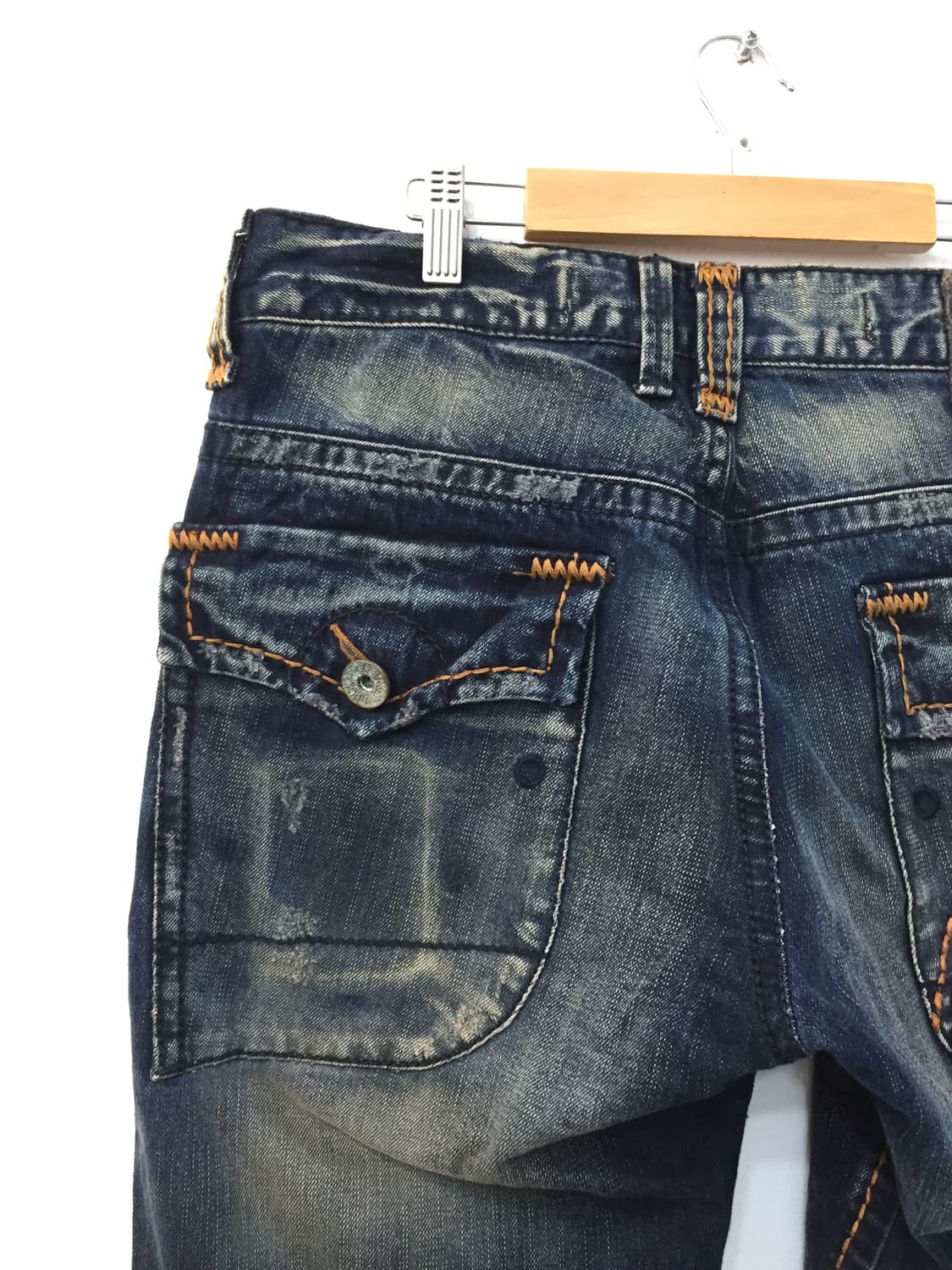 버커루 빈티지 워싱 부츠컷 데님 34 상품이미지4