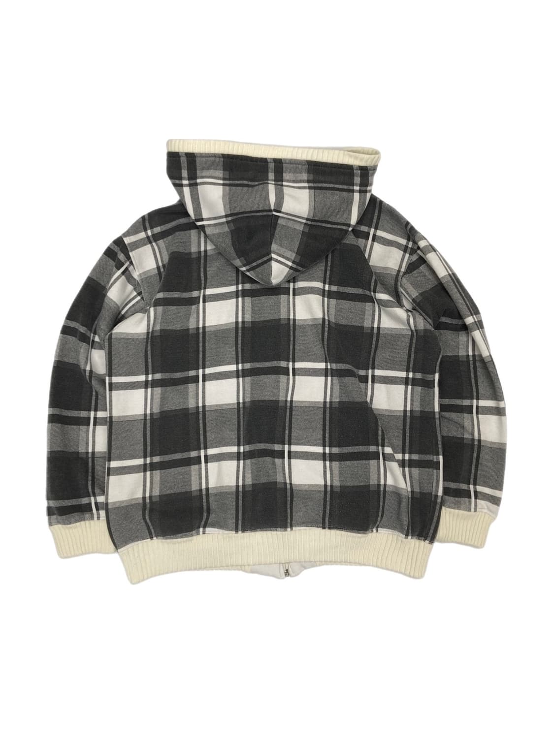 JPN Check check hood zip up 상품이미지5
