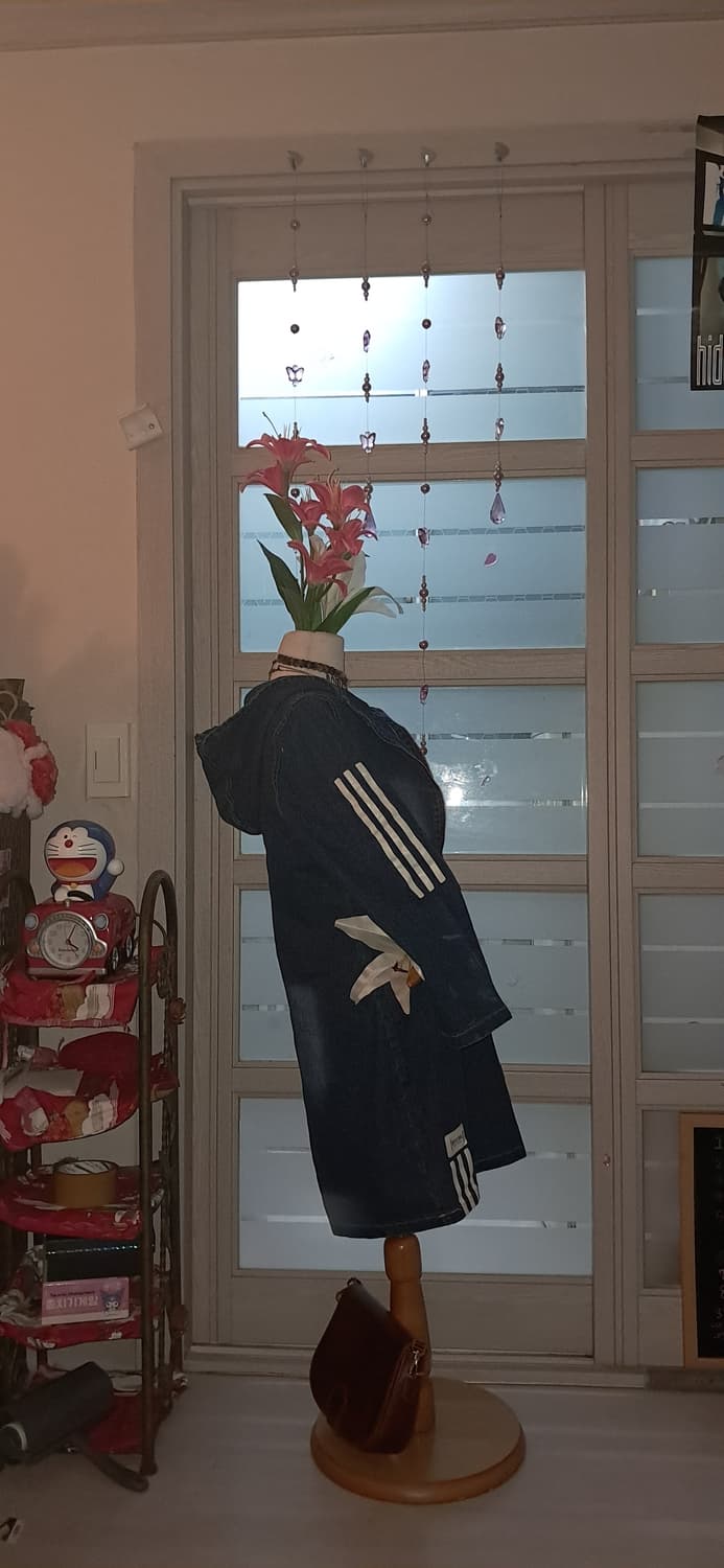 Y2k 싸이월드 데님 후드 원피스 상품이미지4