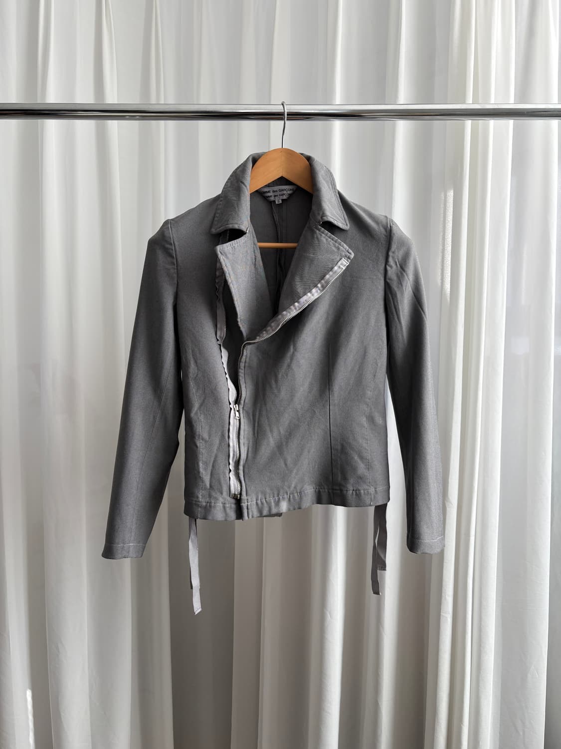 꼼데가르송 축융 폴리 라이더 재킷 상품이미지3