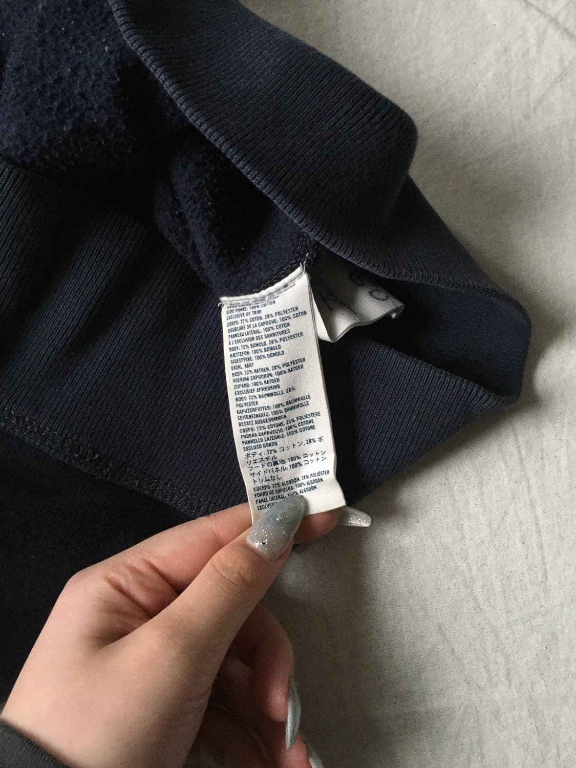 아베크롬비 자수 패치로고 후드집업 상품이미지4