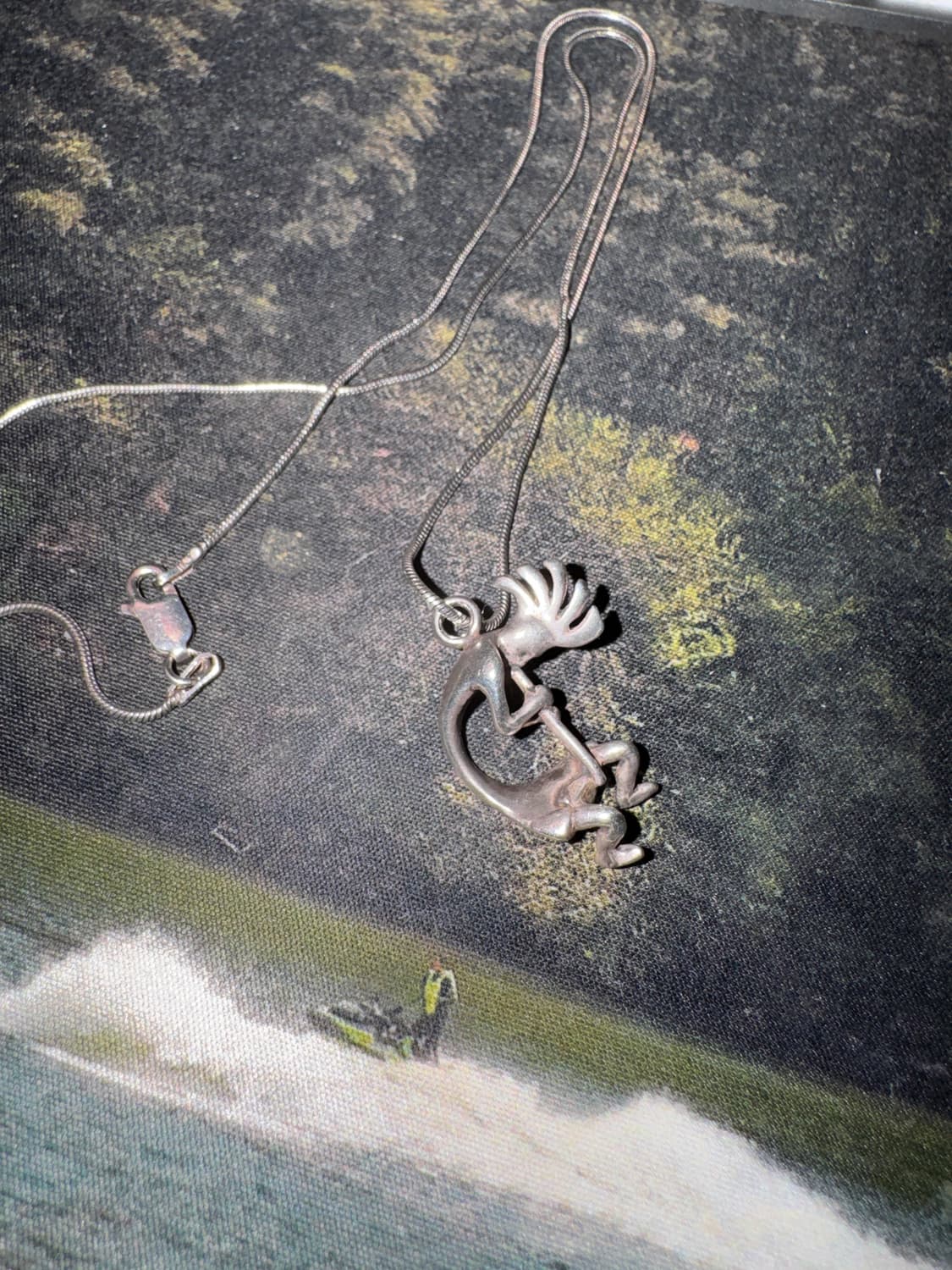 [vtg] 네이티브 아메리칸 나바호 코코펠리 목걸이 상품이미지4