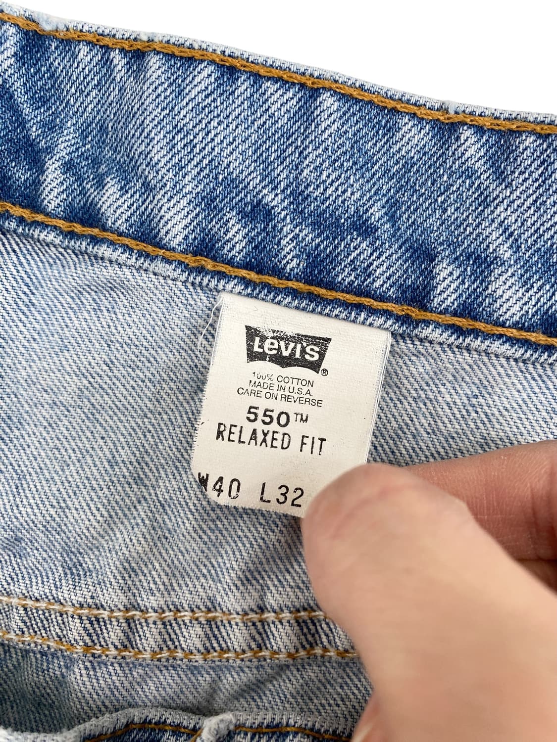 90's 리바이스 550 오렌지탭 [044] 상품이미지9