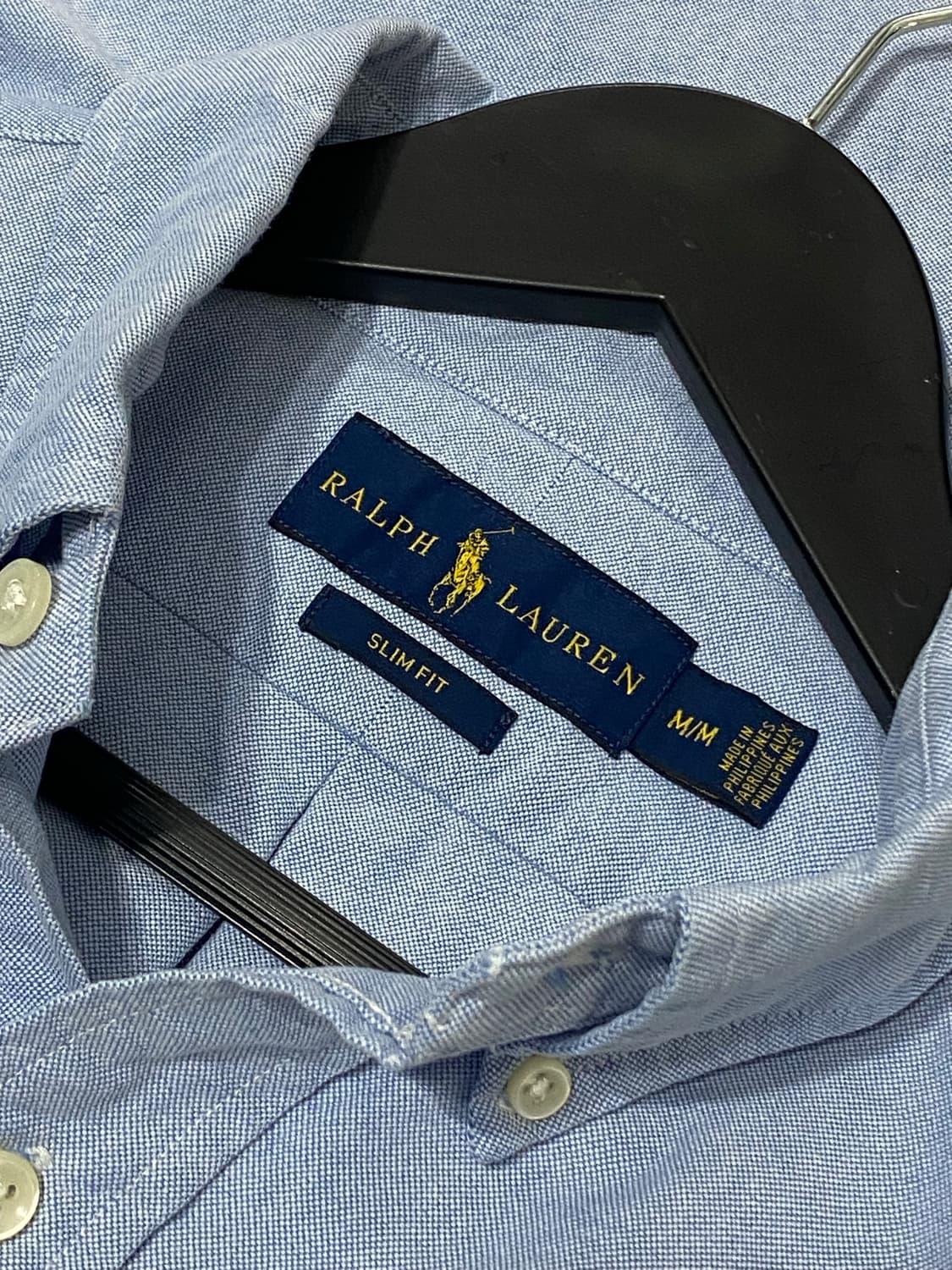 Ralph Lauren 슬림핏 베이직 프레피 하프 셔츠 상품이미지10