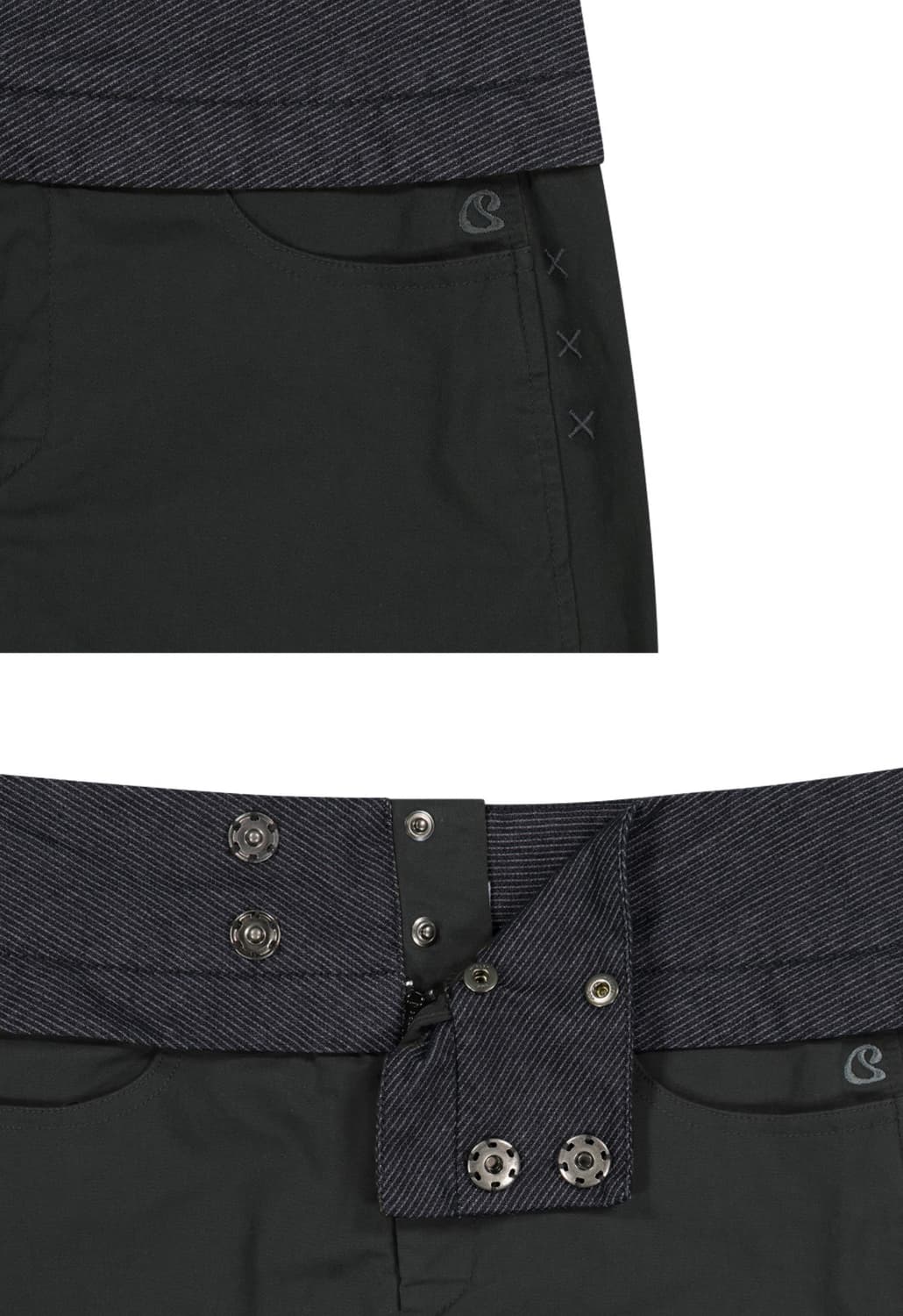 코이세이오 웨이스트 패널 스커트 차콜 2size 상품이미지3