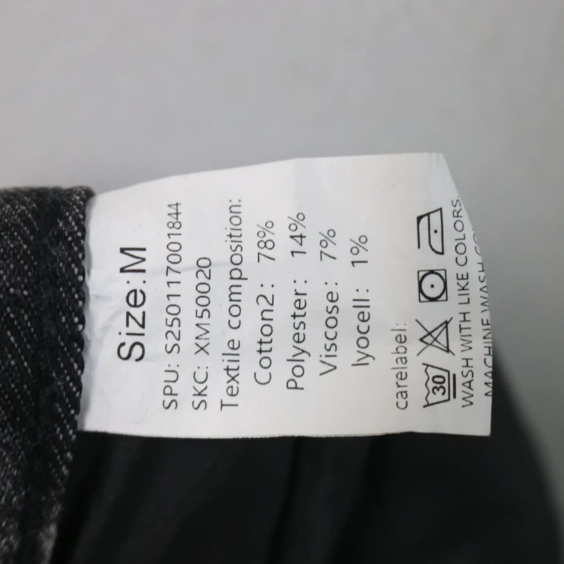 절개 데미지 디테일 벌룬핏 데님팬츠 62088 상품이미지7