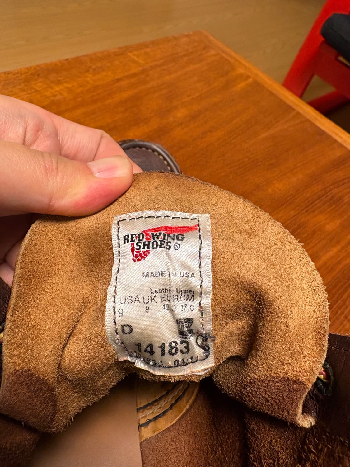 레드윙 x 제이크루 목토 부츠 14183 상품이미지5