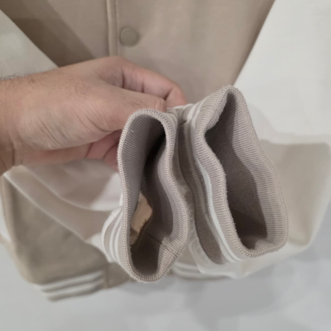 내셔널지오그래픽 키즈 야구점퍼 160 베이지 상품이미지5