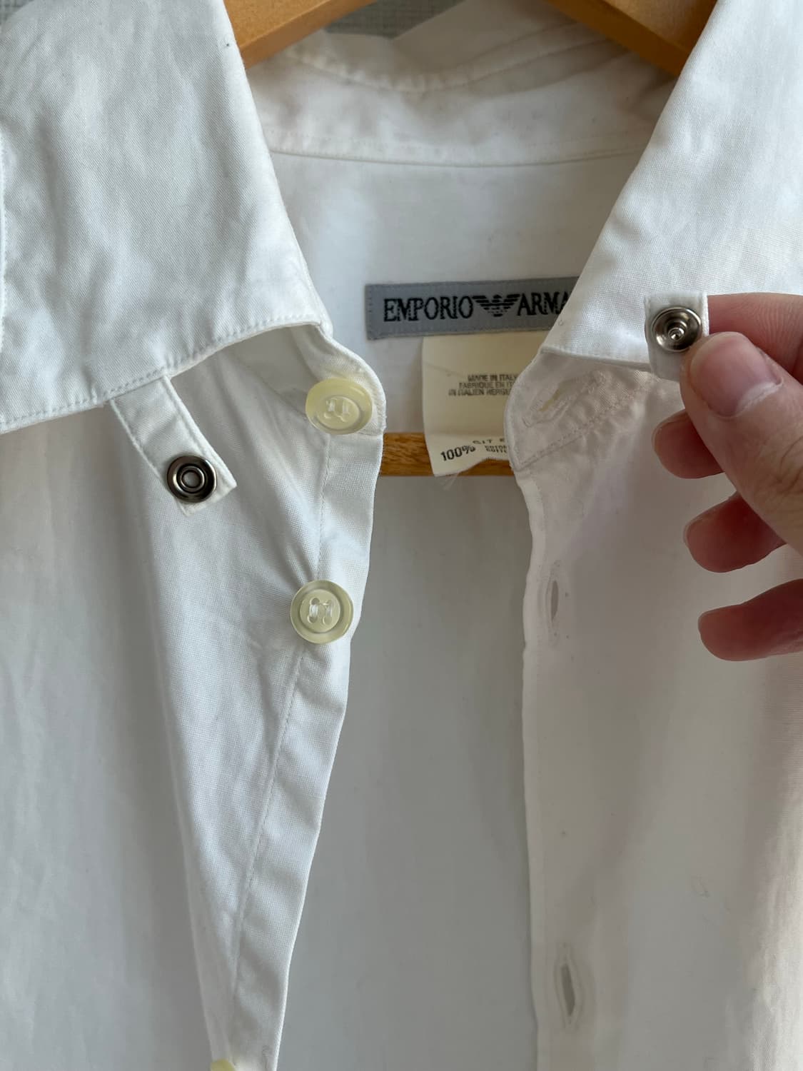 빈티지 아르마니 스냅버튼 셔츠 상품이미지3