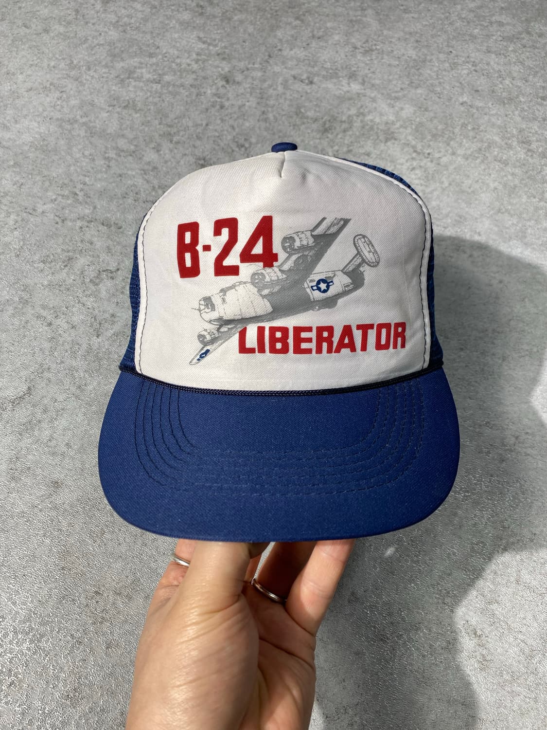 [OS] 90s CAPITAL B-24 LIBERATOR 빈티지 매쉬캡 상품이미지1