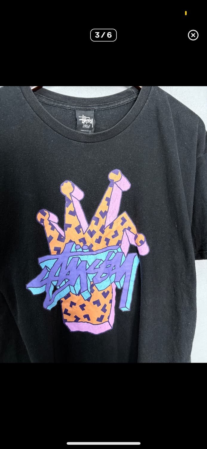 스투시 빅 그래픽 블랙 반팔 H2528 상품이미지3