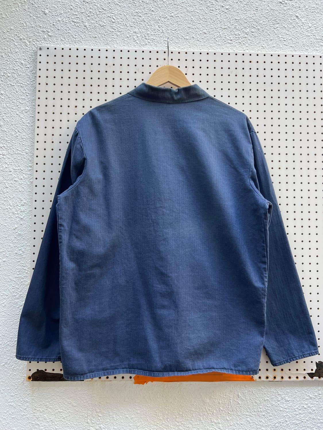 OLD VINTAGE FADED HBT FRENCH 헤링본프렌치워크자켓 상품이미지2