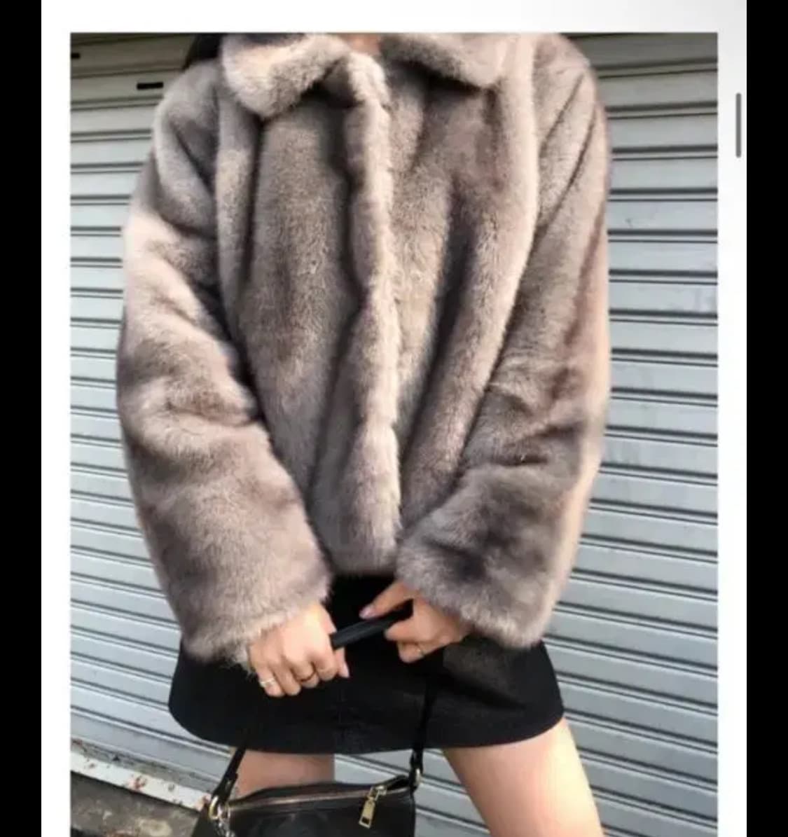 애즈온 퍼자켓 high fur jacket 상품이미지2