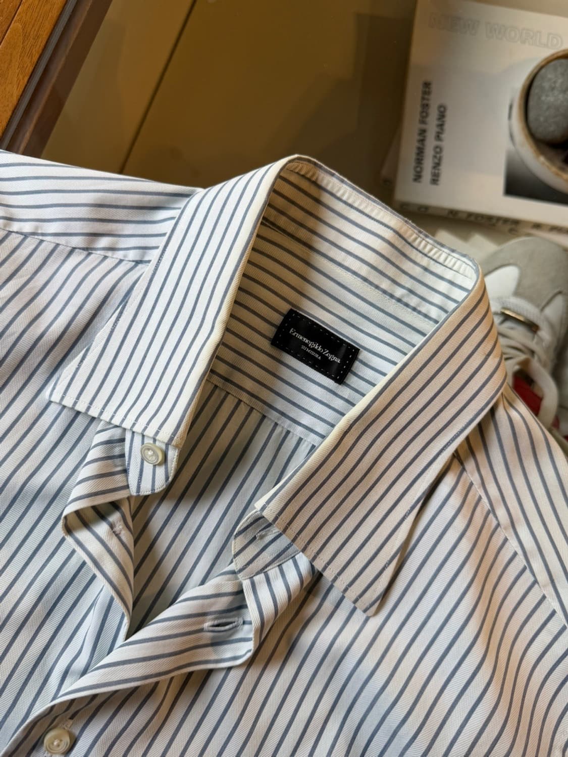 에르메네질도 제냐 드레스 셔츠 100 상품이미지5