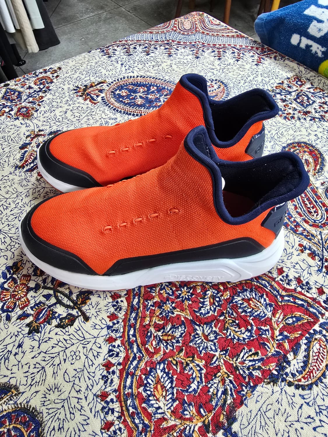 디스커버리 오렌지 슬립온 운동화 (1735) 상품이미지1
