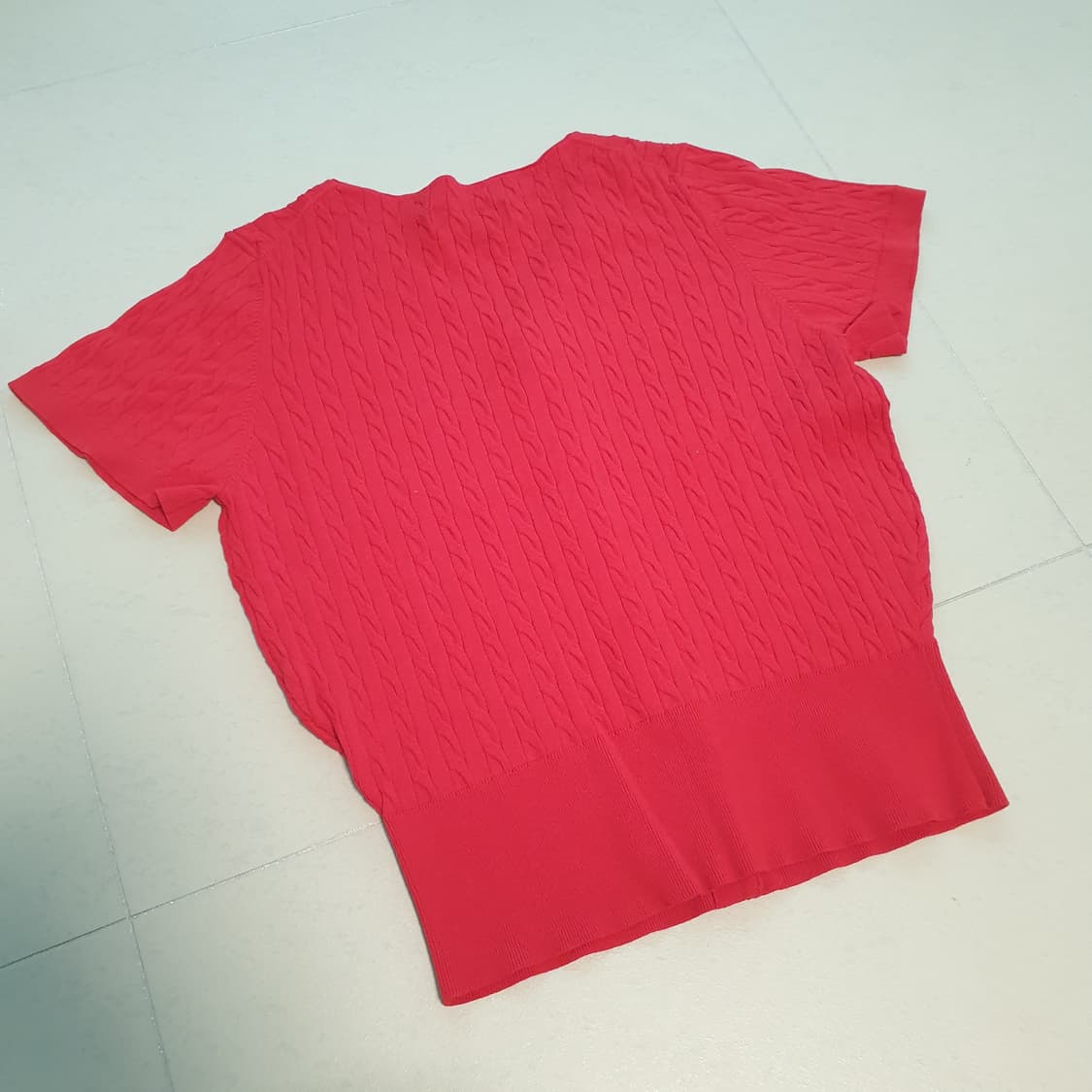 제너럴아이디어 가디건 레드 상품이미지6