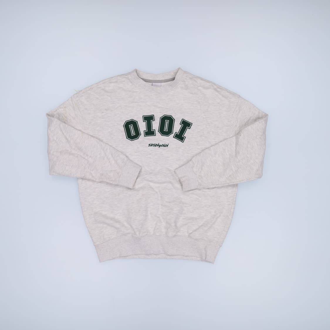 [M] OIOI 멜란지 맨투맨 티셔츠 0119H1 상품이미지1