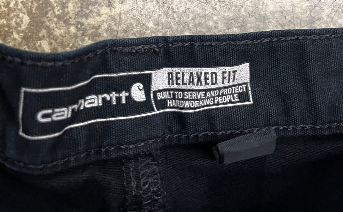 칼하트 블랙 싱글니 팬츠 상품이미지6