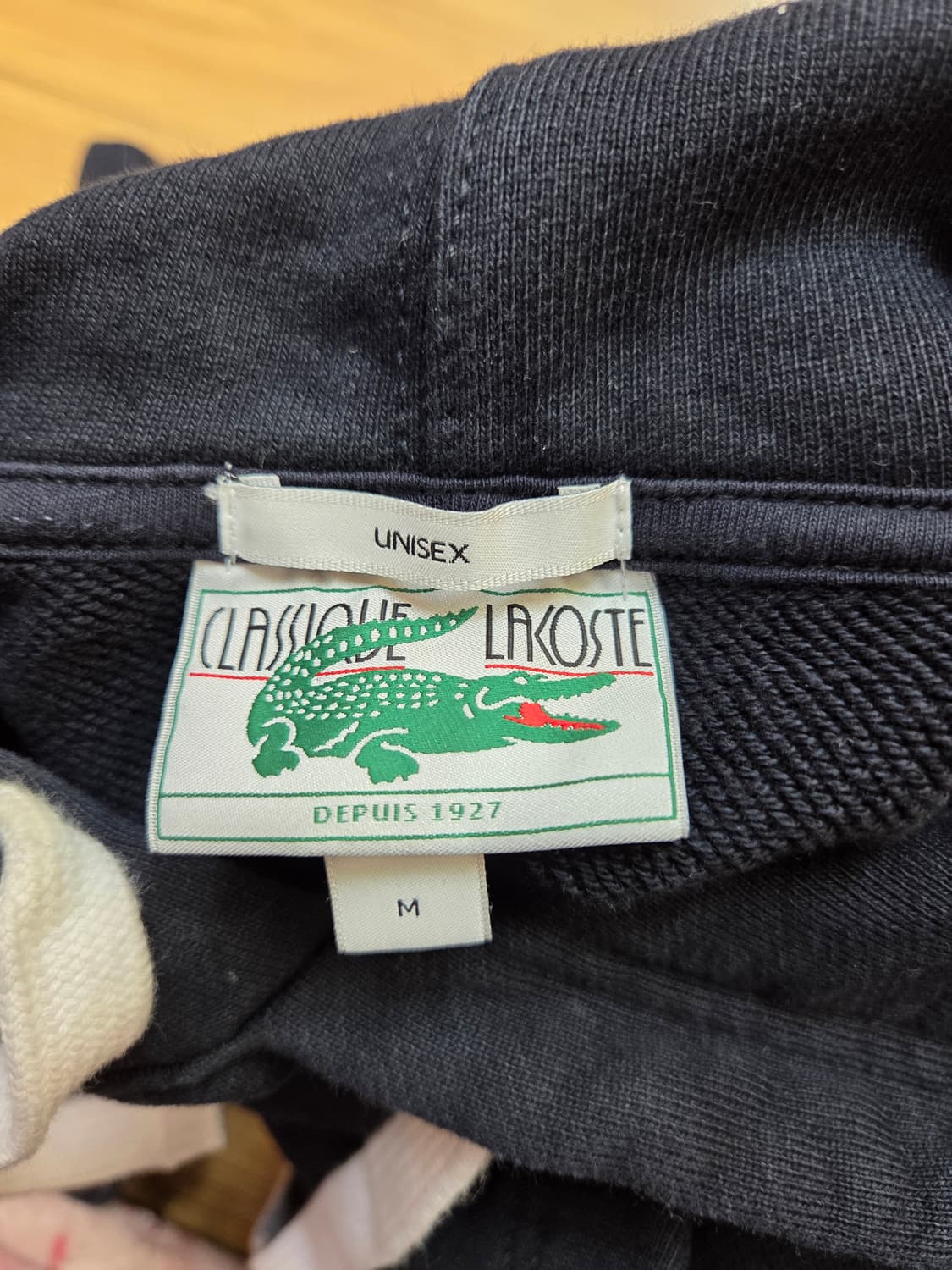 라코스테 네이비 색상 후드티 M사이즈 SH1701 스타일입니다. 쨍한 네 상품이미지3