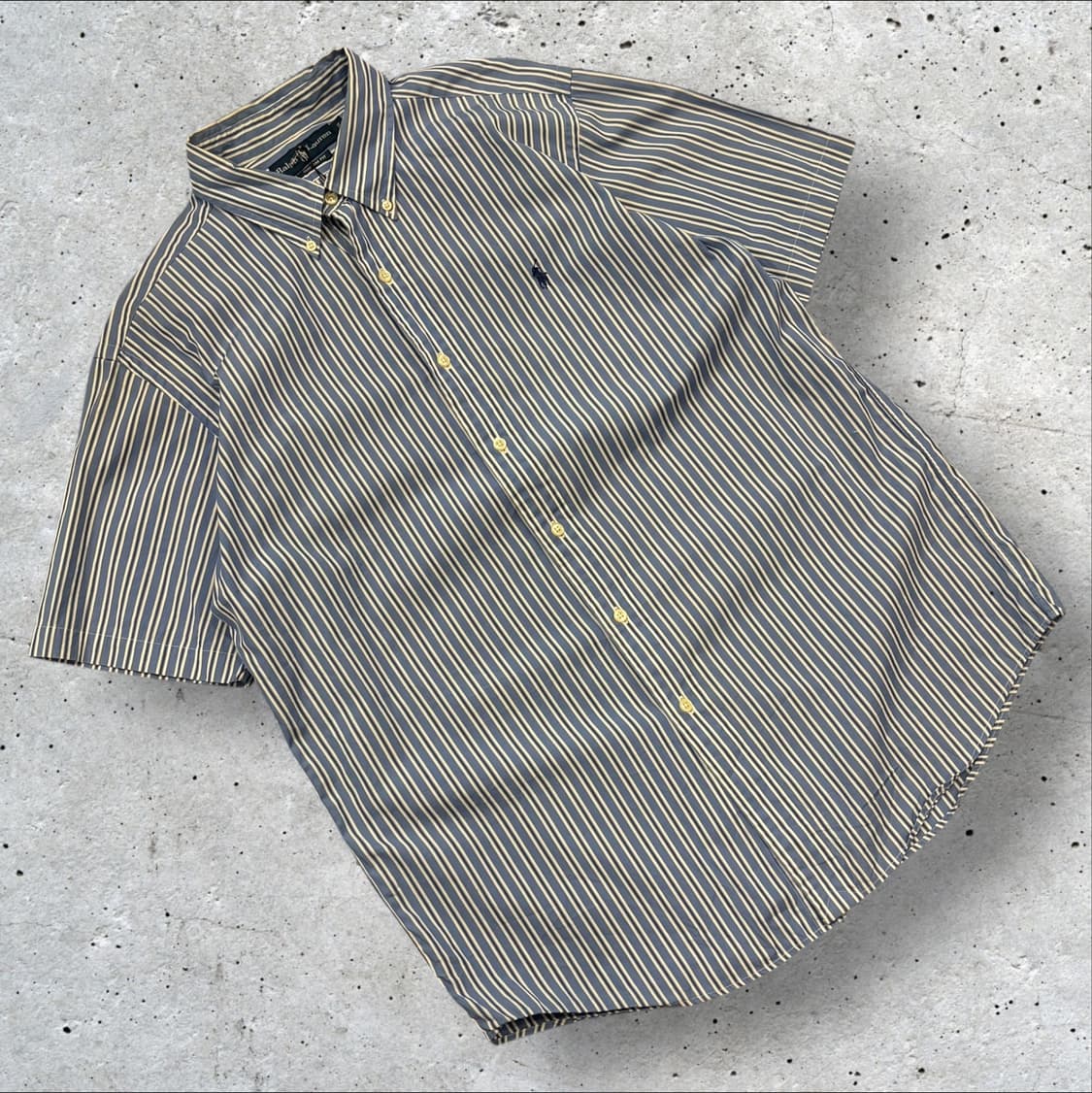 [44] 폴로 랄프로렌 스트라이프 반팔 셔츠 C299 상품이미지1