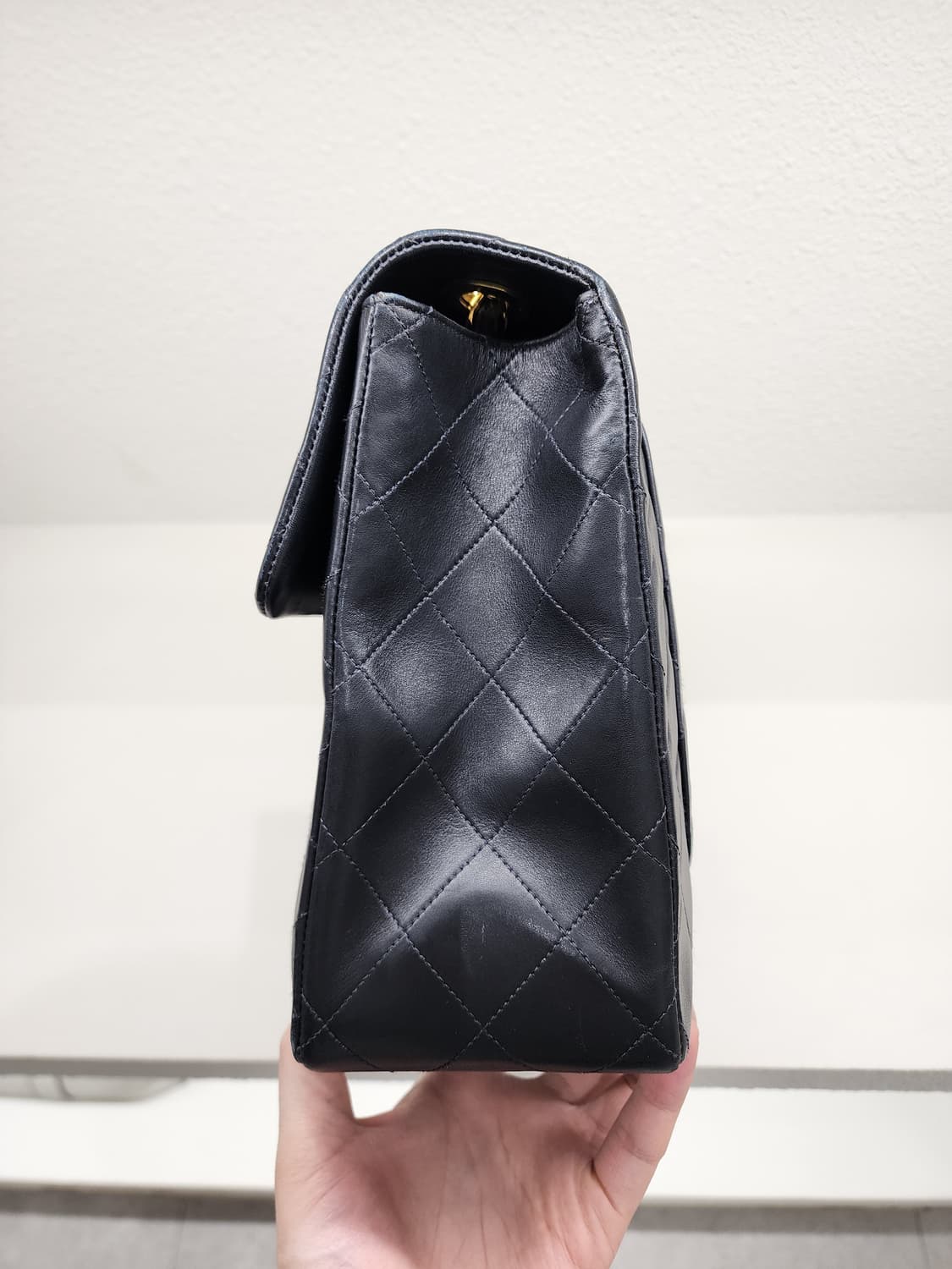 샤넬 램스킨 클래식 맥시 금장 블랙 #3 상품이미지2