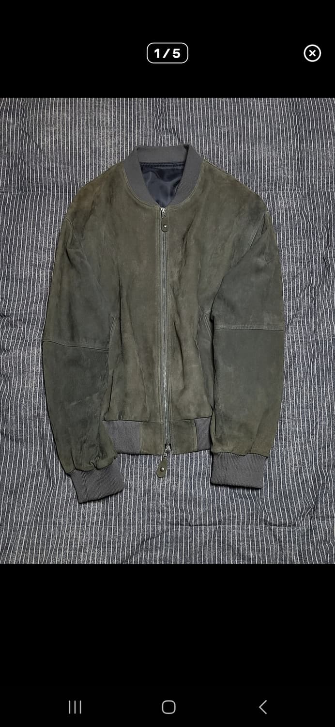 마티스 더 큐레이터 이태리 고트 스킨 스웨이드 봄버  상품이미지1