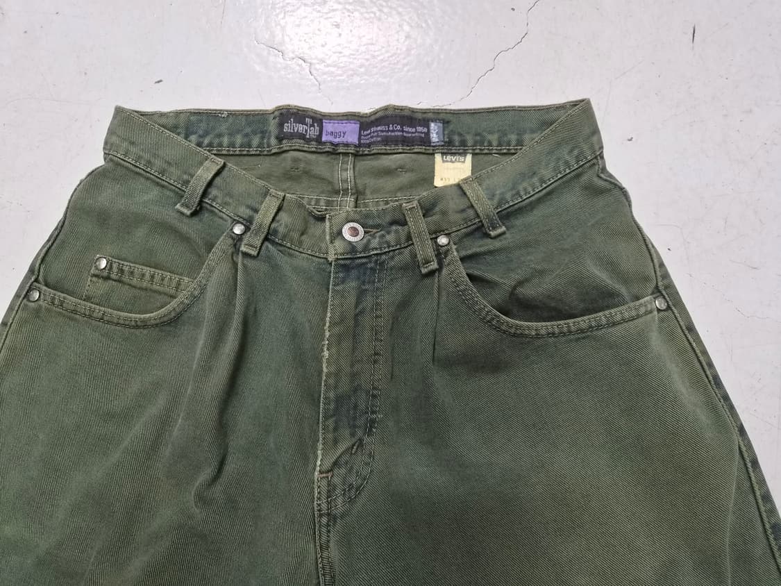 리바이스 실버탭 카키 배기 팬츠 W33 L34 상품이미지7