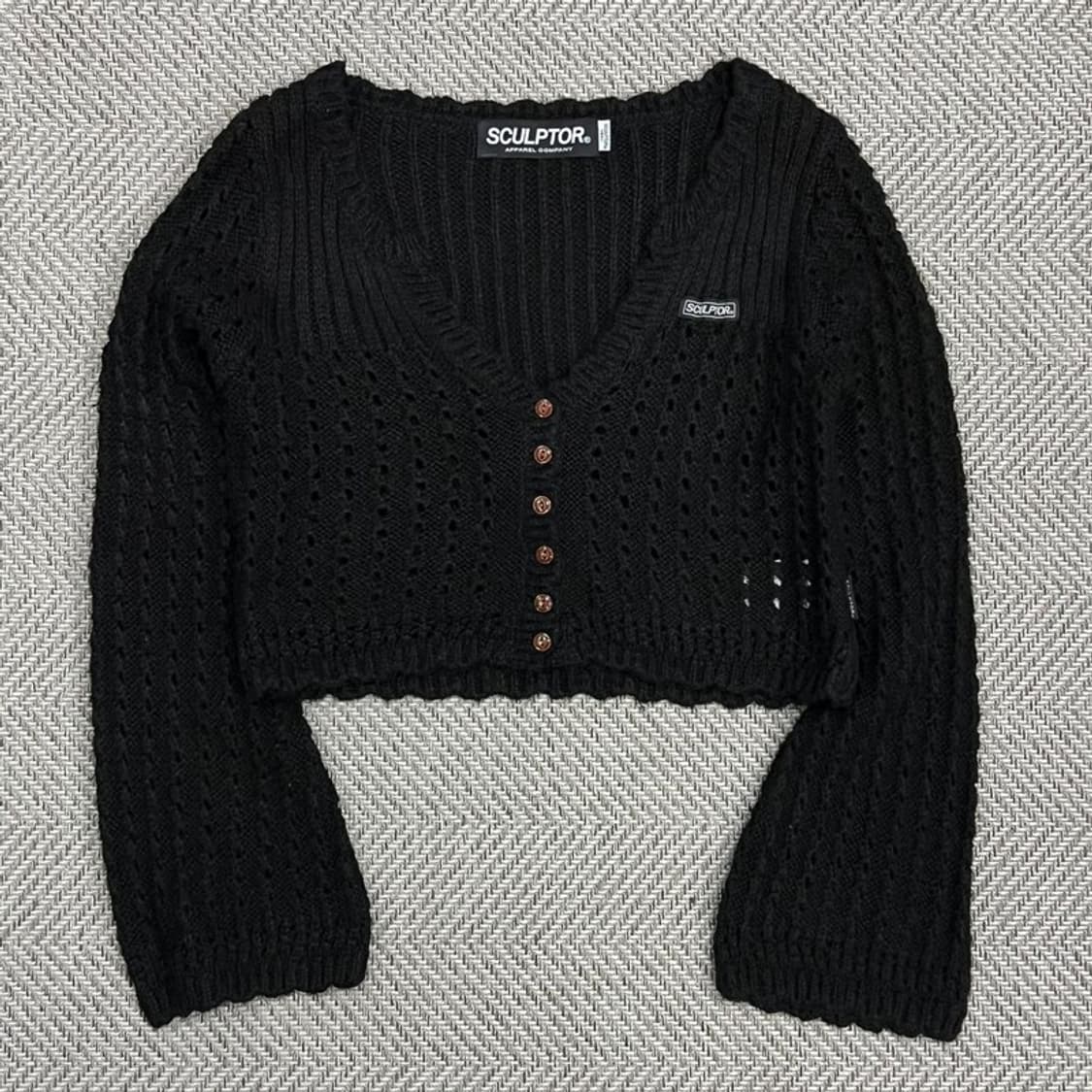 스컬프터 펀칭 가디건 v0888  상품이미지1