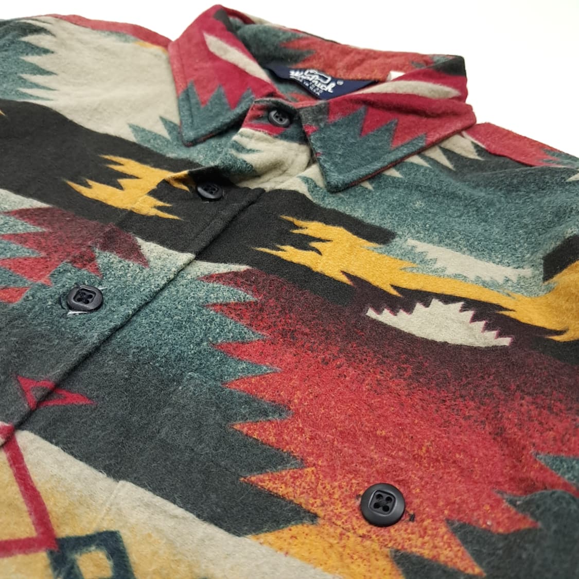 CL185 울리치 미국판 80s블루라벨 나바호 멀티 플란넬 셔츠 상품이미지4