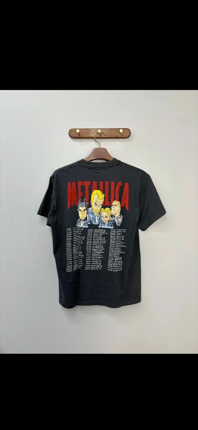 메탈리카 밴드 캐리커쳐 반팔 H1313 상품이미지4