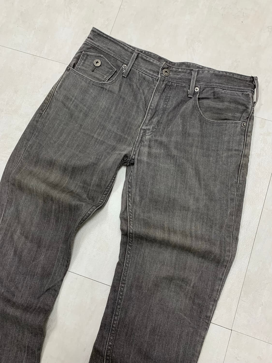 리바이스 흑청 데님 팬츠 #428 상품이미지2