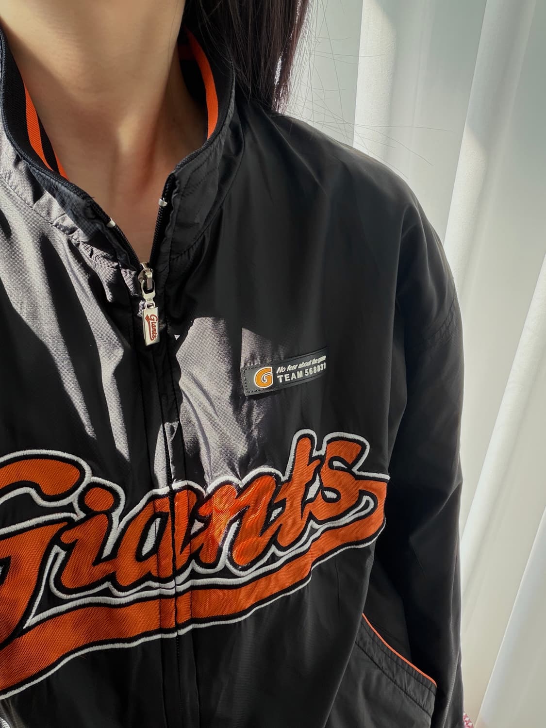 [L]롯데 자이언츠 춘추용 베이스볼 바람막이 자켓 상품이미지3