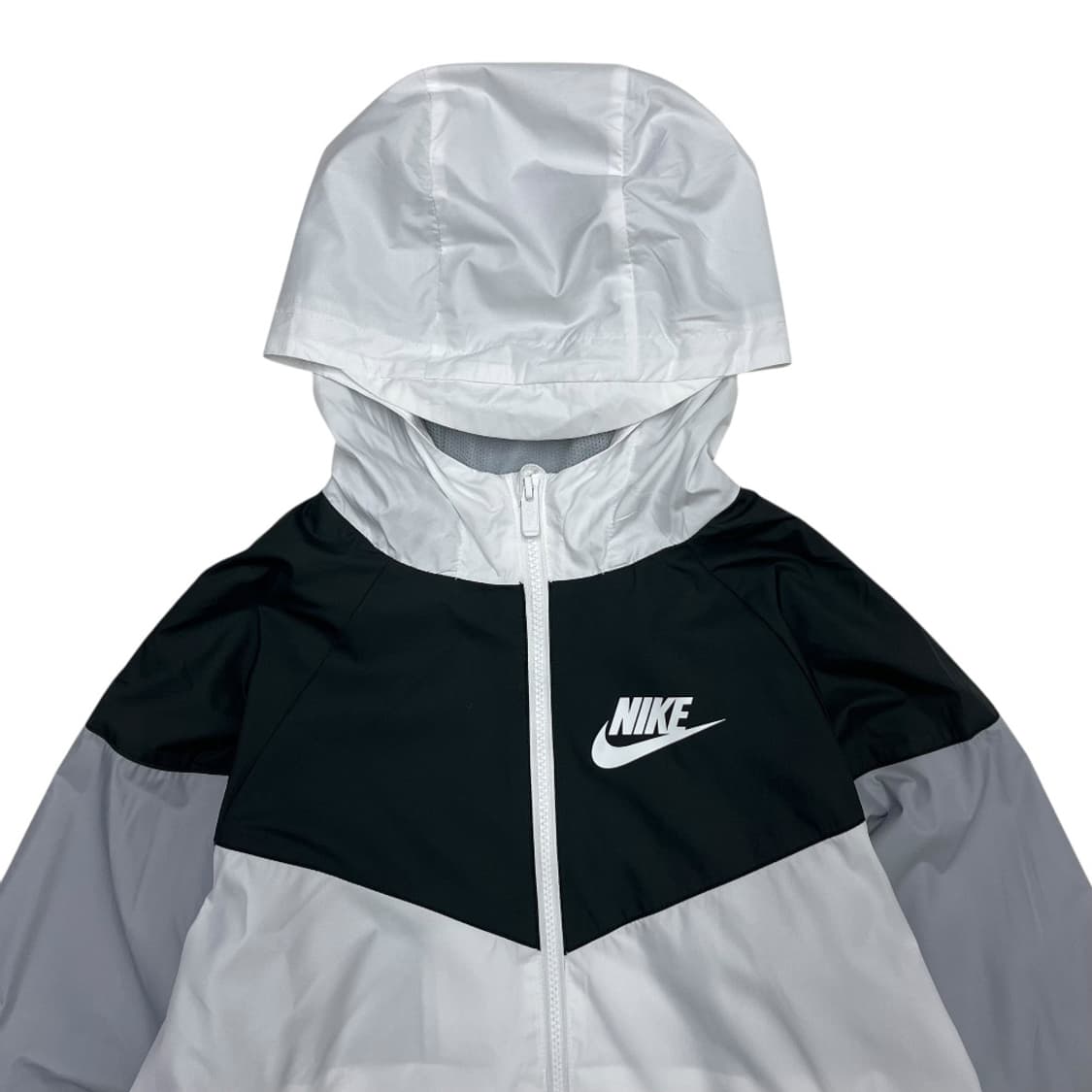 나이키 화이트 스우시 그레이배색 바람막이 L 상품이미지3