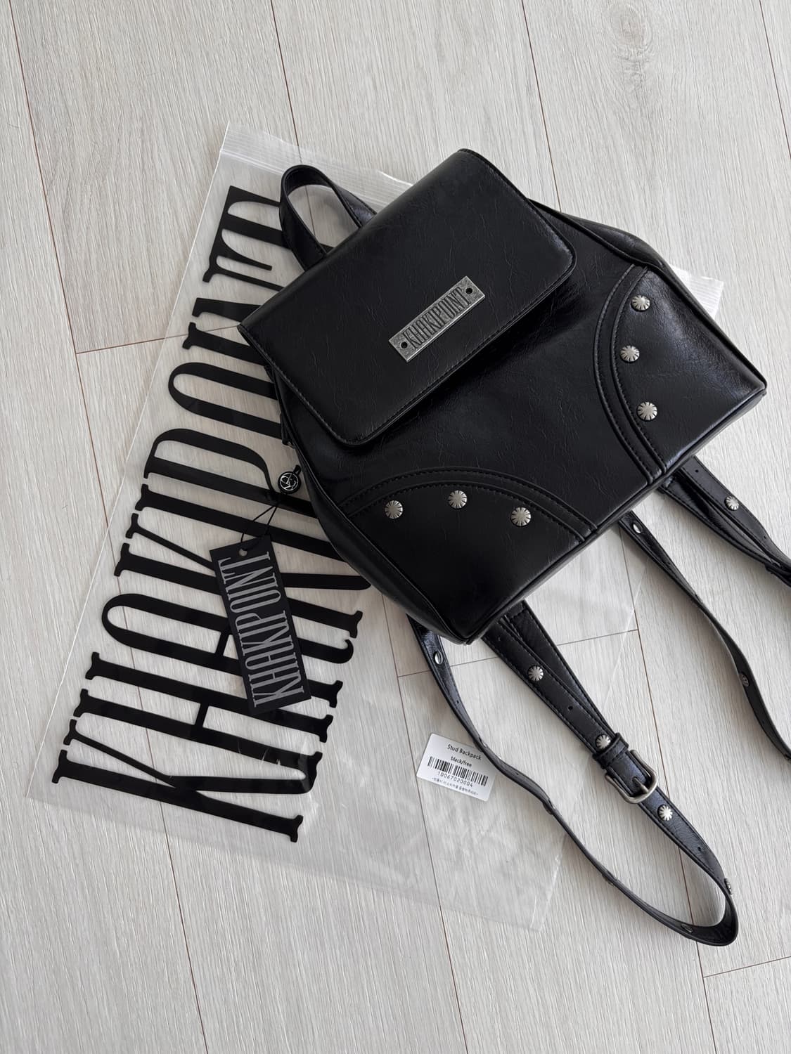 카키포인트 스터드 백팩 상품이미지4