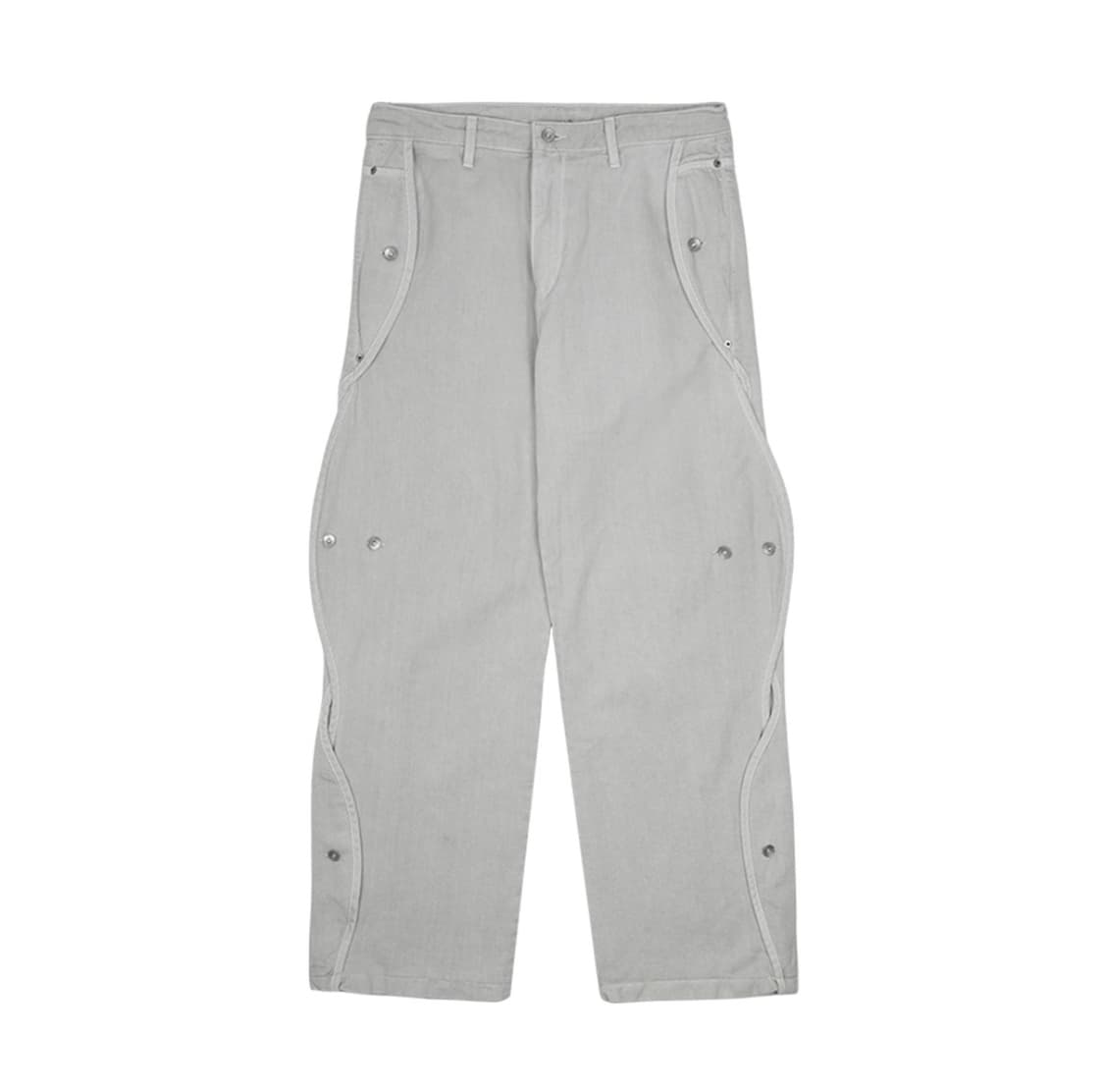 산산기어 코튼 웨이브 팬츠 그레이 1 상품이미지1