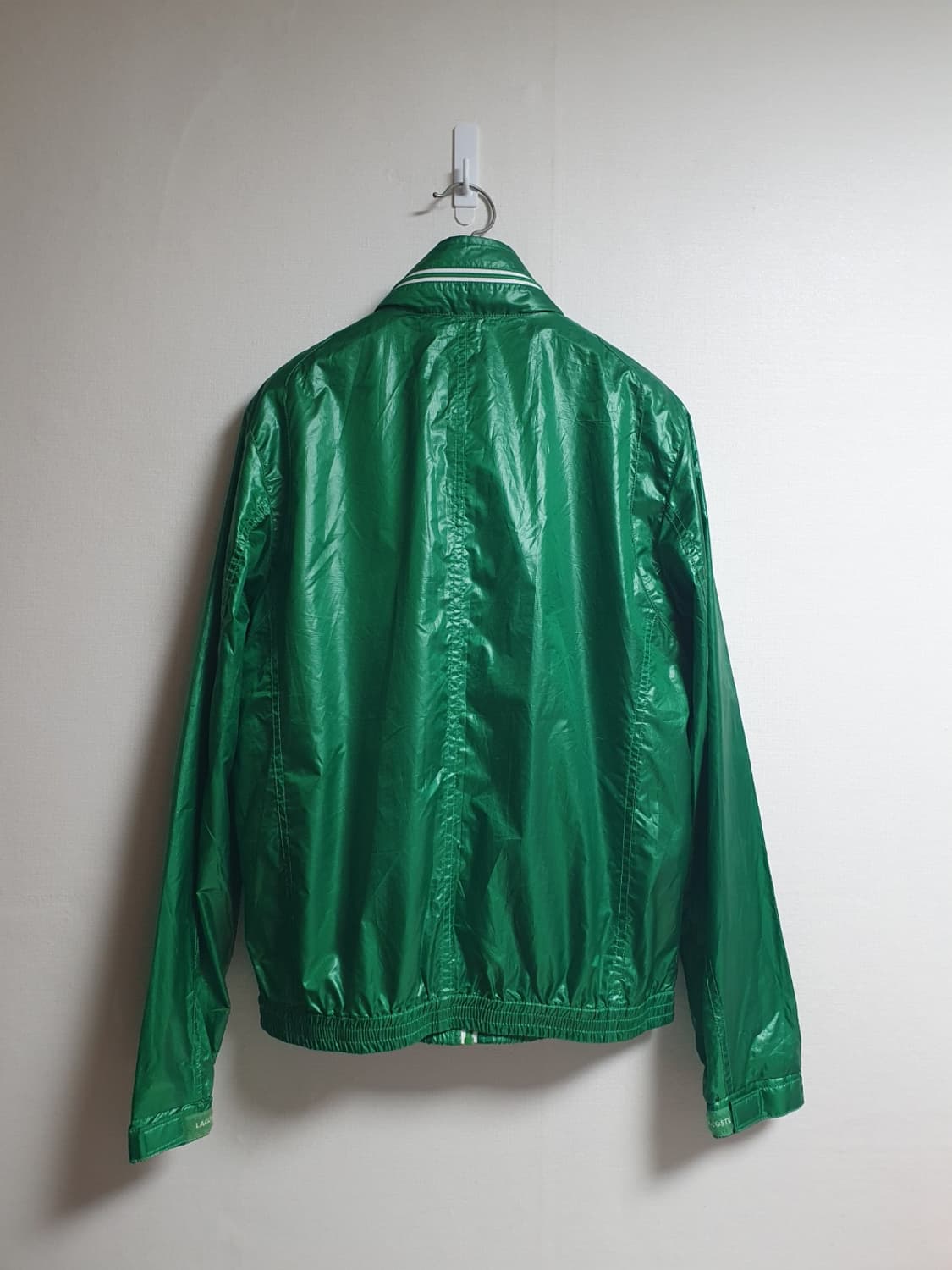 💚🐊 라코스테 글로시 그린 히든후드 바람막이 95 상품이미지4
