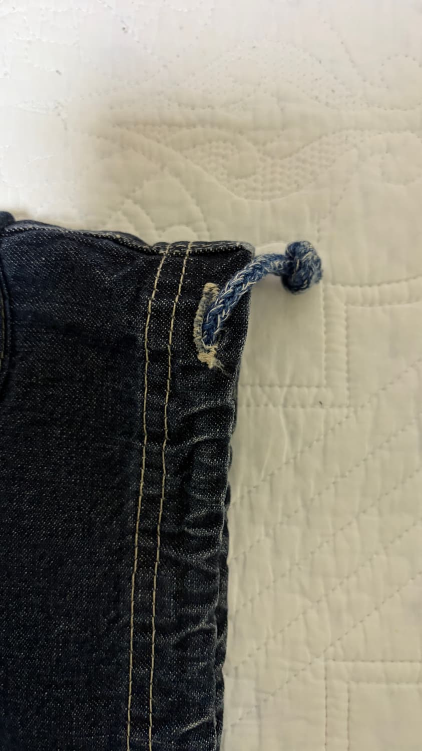 빈티지 진청 데님 롱스커트 치마  상품이미지6