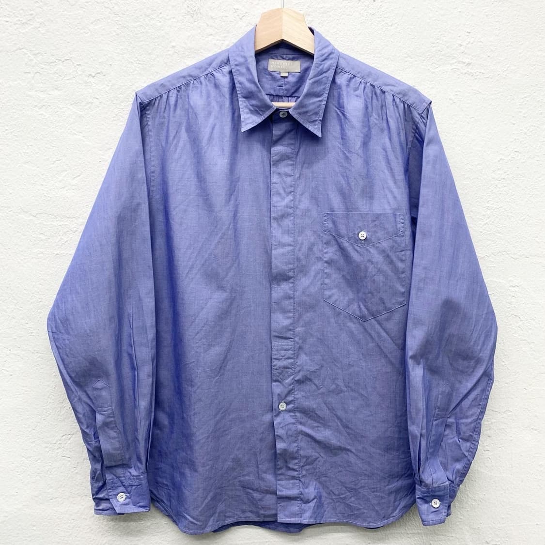 마가렛호웰 라일락 포켓 코튼 셔츠 상품이미지2