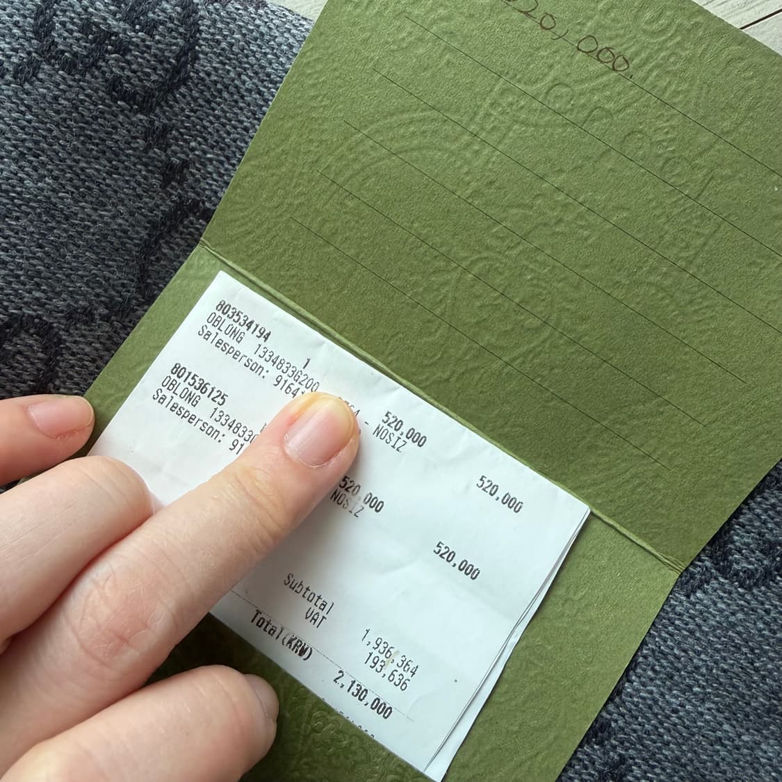 [새상품] 구찌 GG 울 스카프 머플러 그레이  상품이미지2