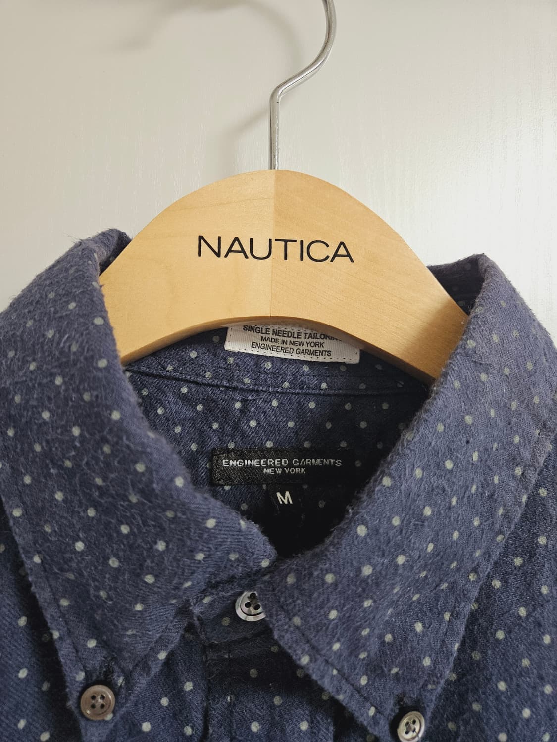 (m) 엔지니어드가먼츠 네이비 도트 셔츠 상품이미지2
